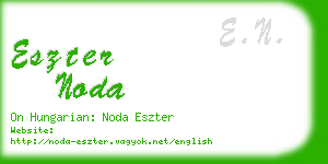 eszter noda business card